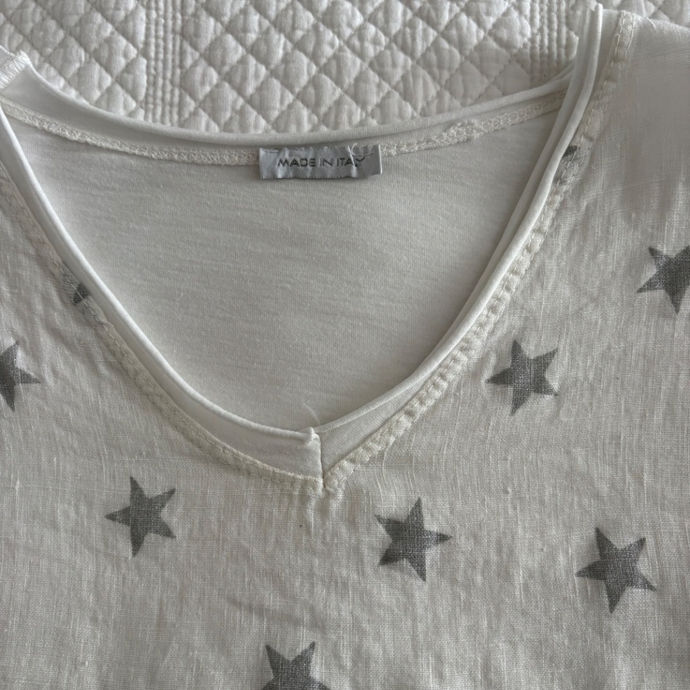 Linen short sleeve top ⭐️ - Picture 3 of 5